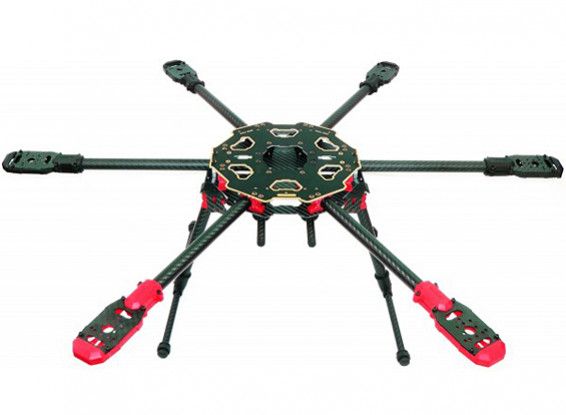 Tarot 680 Pro Carbon Fiber Hexacopter Foldable Frame TL68P00
