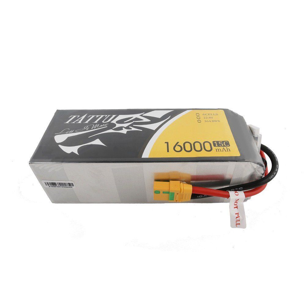 TATTU 16000mAH 6S 15C Lipo Battery