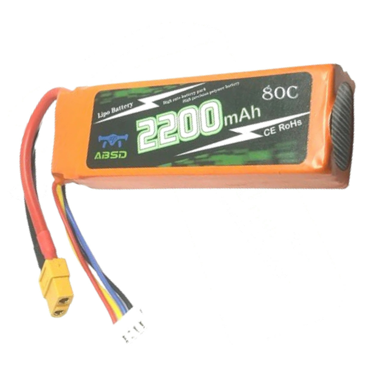 ABSD 2200mAh 80C LIPO BATTERY