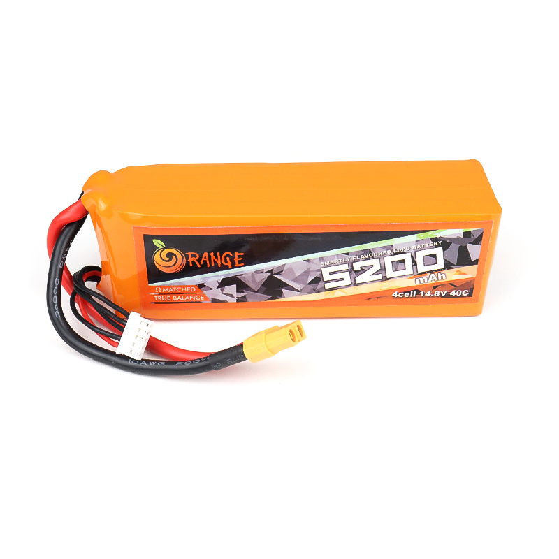 ORANGE 5200mAH 4S 40C (14.8V) Lithium Polymer Battery Pack